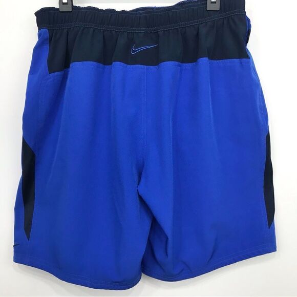 Nike Cobalt Blue Black Swim Trunks - Picture 5 of 16